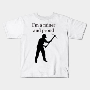 miner t-shirt Kids T-Shirt